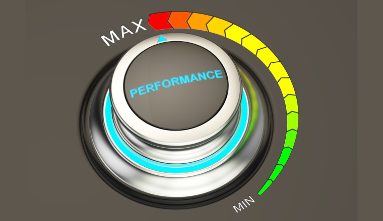 Highest level of performance concept, 3D rendering