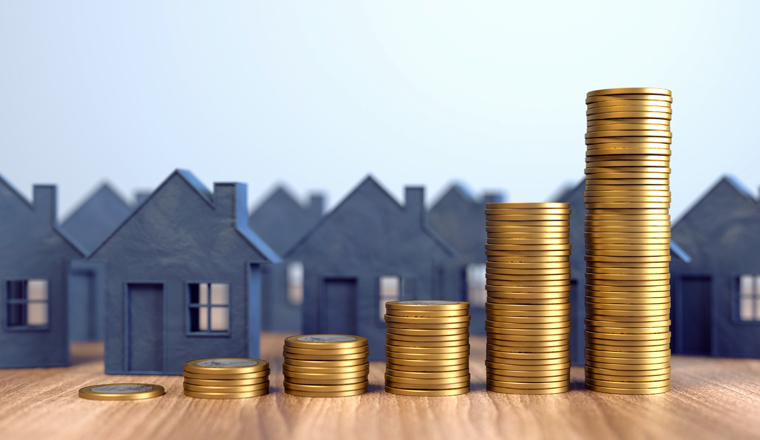 Preise für Wohnimmobilien im ersten Quartal um 12% gestiegen