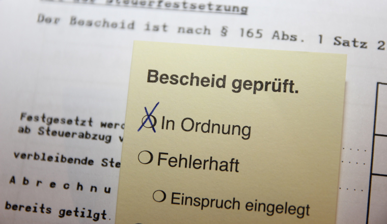 Falscher Rat: Steuerermäßigung gibt es nur einmalig
