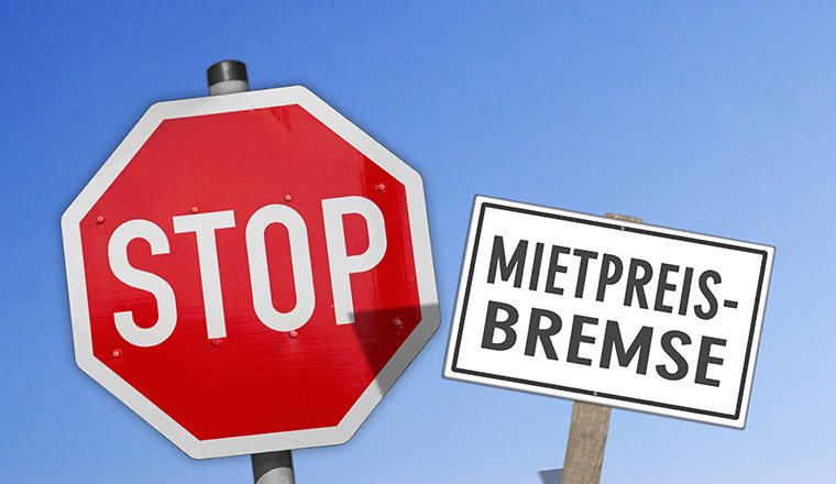 Stoppschild, Mietpreisbremse