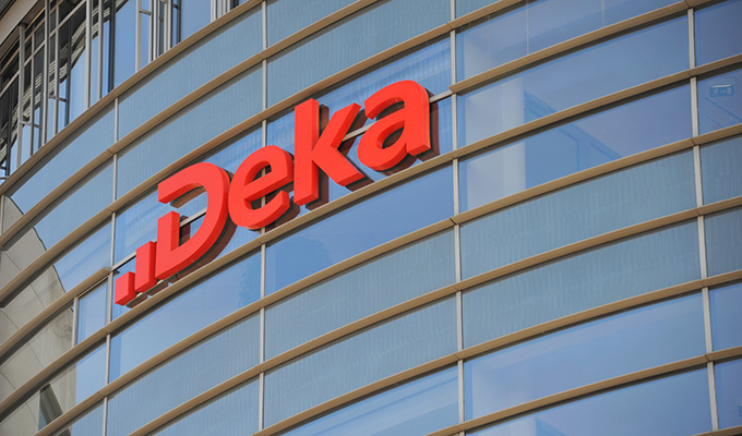 Luxembourg, Luxembourg - Oktober 3, 2014: Deka Bank in Luxembourg - Deka is is the central Provider of Asset Management of the German Savings Bank Finance Group