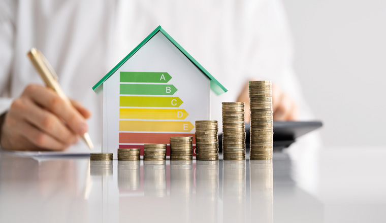 House Energy Audit. Efficient Consumption Invoice And Economy