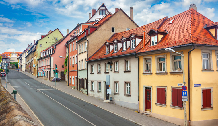 Bamberg street view in Germany