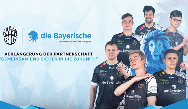  die Bayerische und BIG verlängern Partnerschaft im Esport