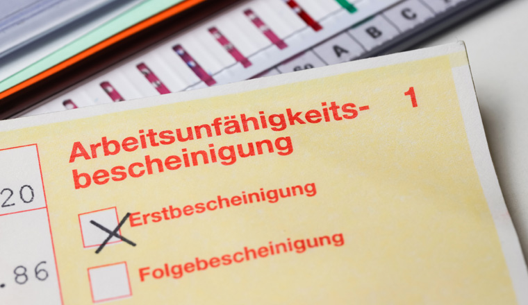 arbeitsunfähigkeitsbescheinigung hintergrund papier