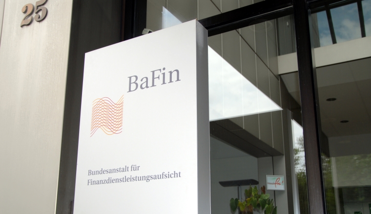 Bonn, North Rhine-Westphalia / Germany - July 06, 2008: Sign of the Federal Financial Supervisory Authority - Bundesanstalt fuer Finanzdienstleistungsaufsicht, BaFin - Headquarters Bonn, Germany