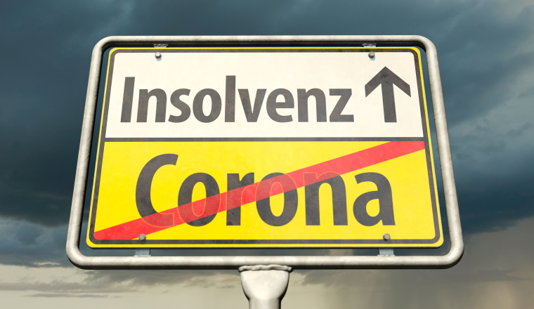 Insolvenz, Pleite, Corona, Coronakrise, Konkurs, bankrott, Wirtschaft, Wirtschaftskrise, Rezession, Coronavirus, Pleitewelle, Einzelhandel, Insolvenzen, Gastronomie, Kleinunternehmer, Gastgewerbe, Gewerbe, Unternehmer, Hotelgewerbe, Covid-19, Firmen, Unternehmen, Firma, Deutschland, Firmenpleiten, Unternehmer, Shutdown, Hinweis, Illustration, zahlungsunfähig, Corona-Krise, Wort, Geschäfte, Coronapleite, Schild, Ortsschild, Symbolbild, Konzept, Hintergrund, Zukunft, symbolisch, News, Abbildung, bildlich, abstrakt, Banner, Headline, Header, überschuldet, Werbung