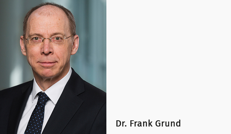 Dr. Frank Grund in EIOPA-Verwaltungsrat gewählt