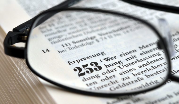 Erpressung im Strafgesetzbuch