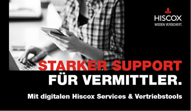 Starker Vertriebssupport – mit digitalen Hiscox Services & Tools