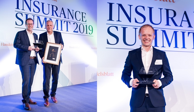 Diamond Award, Jan Wichmann, Handelsblatt Insurance-Summit, München, 05.11.2019, Foto: Thorsten Jochim