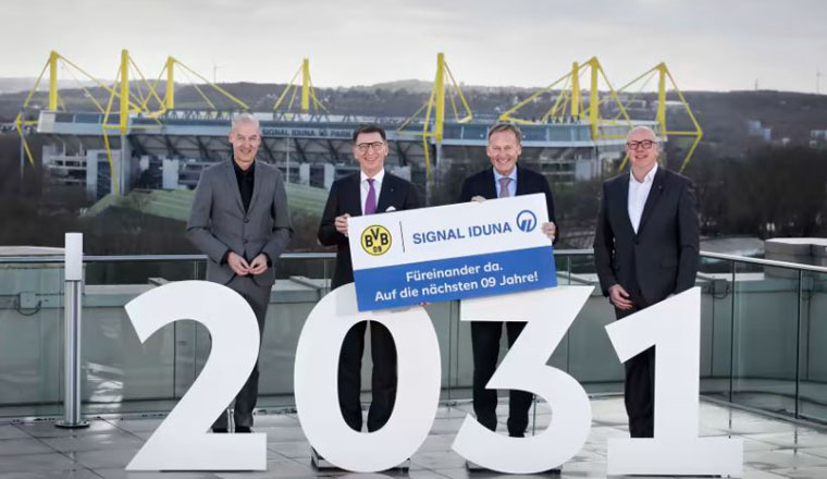 Verlängerung bei SIGNAL IDUNA und Borussia Dortmund 