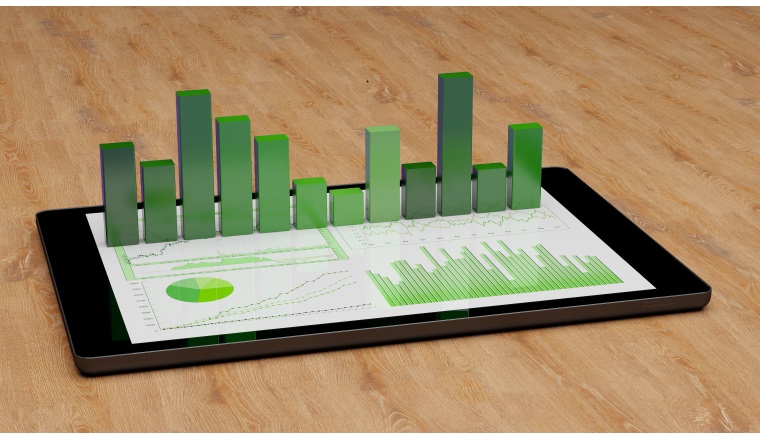 Ökologische Analyse von Wachstum und Nachhaltigkeit auf Tablet Computer