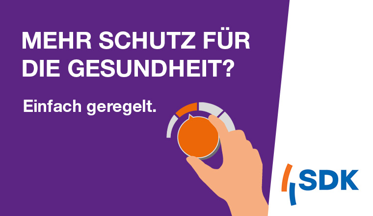 Einfach optimal geschützt? Mit den Zusatzversicherungen der SDK.