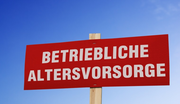 Schild, Betriebliche Altersvorsorge
