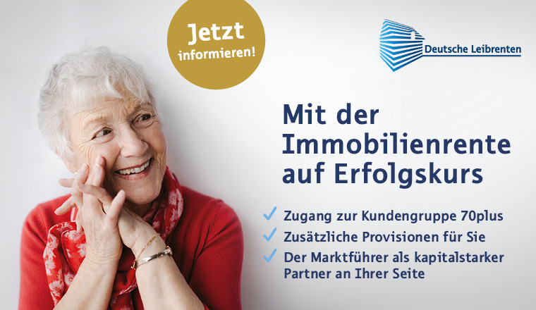 Die Immobilienrente – sicheres Produkt zur Altersfinanzierung