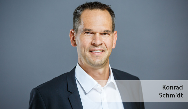Konrad Schmidt startet bei vfm-Gruppe