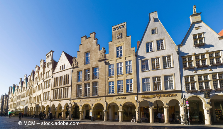 Mit 8.480 Beschäftigten in der Assekuranz findet sich Münster auf Platz 10 der Rangliste der größten Versicherungsstandorte Deutschlands. Die Stadt im Herzen Westfalens blickt auf eine über 1.200-jährige Geschichte zurück und ist ein wichtiger Dienstleistungs- und Verwaltungsstandort sowie Sitz mehrerer Hochschulen. In Münster hat die LVM Versicherung ihren Sitz und trägt die Stadt auch in der Firmenbezeichnung (LVM Landwirtschaftlicher Versicherungsverein Münster a.G.).  