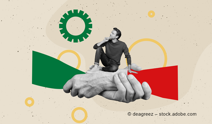 Künstliche Intelligenz hält mehr und mehr Einzug im Maklerhaus. 64,3% der befragten Makler aus der Studie TRENDS IV/2025 stehen KI grundsätzlich positiv gegenüber. Viele setzen sie bereits umfangreich (12%) oder mindestens vereinzelt (35,1%) in ihren Unternehmen ein. Im Vergleich werden Makler insgesamt <a href="https://tinyurl.com/aff42hm5" target="_blank">aufgeschlossener gegenüber KI</a>. Doch wie steht es in diesem Bereich um die Zusammenarbeit Makler – Versicherer?