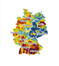 Wohnwetterkarte: Bedarf geht zurück, doch Mangel bleibt