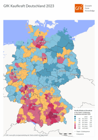 Kaufkraft der Deutschen steigt 2023